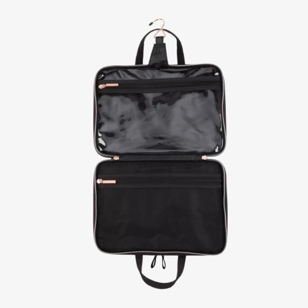 Brand New Clear/Black Travel Toiletry Bag
